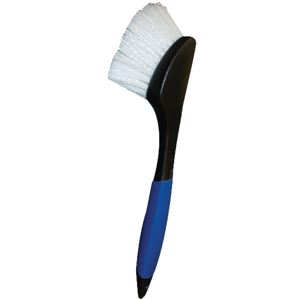 Star brite Stiff Deck Brush w/Long Handle - Heavy-Duty Marine Scrubber - Deckhand Marine Supply