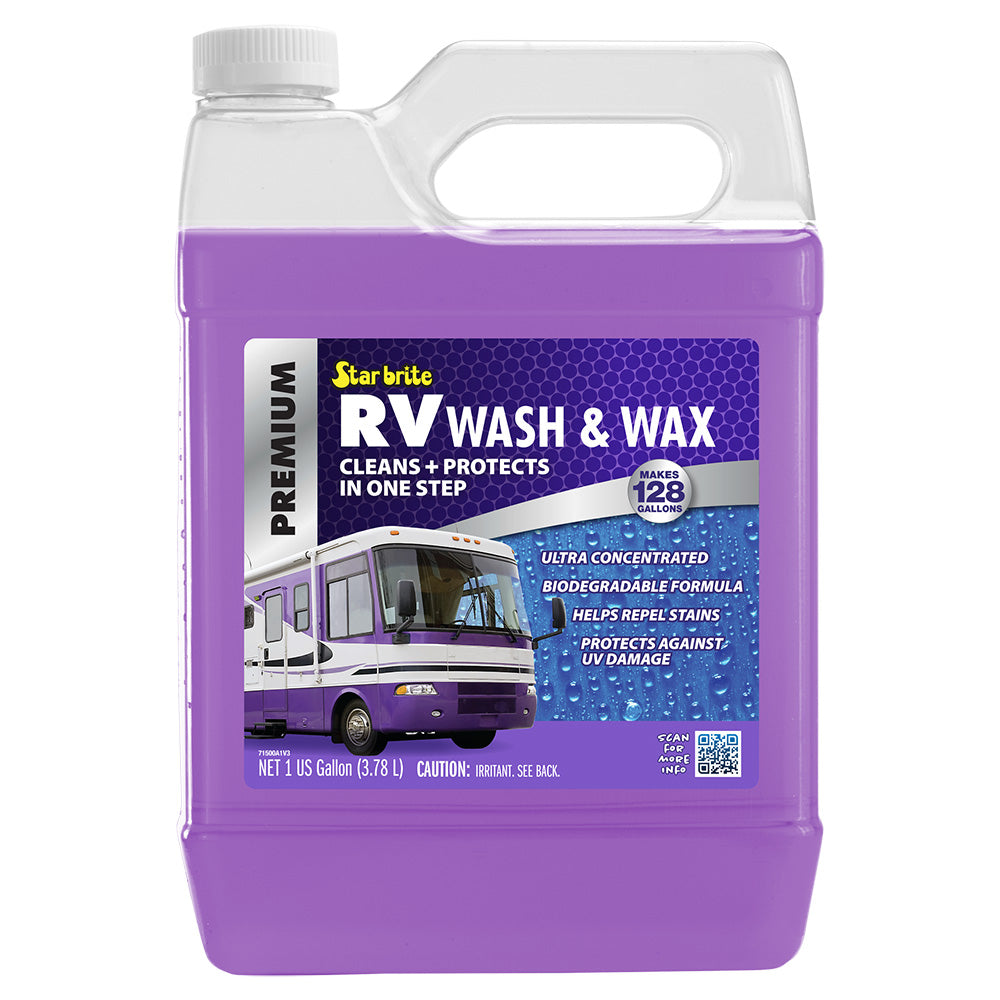 Star brite Premium RV Wash  Wax - 1 Gallon - Deckhand Marine Supply