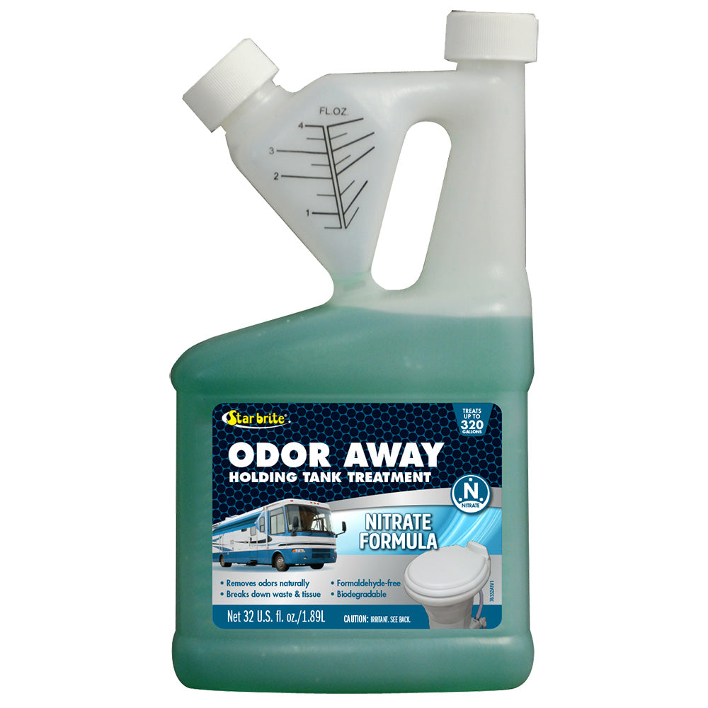 Star brite Odor Away Holding Tank Treatment - Nitrate Formula - 32 oz - Deckhand Marine Supply