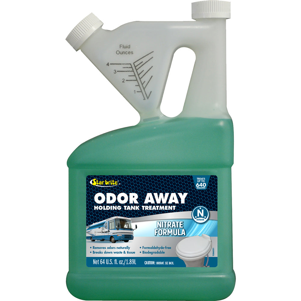 Star brite Odor Away Holding Tank Treatment - Nitrate Formula - 64 oz - Deckhand Marine Supply