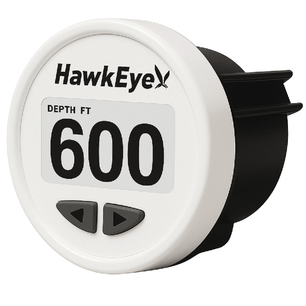 HawkEye DepthTrax Edge In-Dash Depth Finder - HD Color Display - 600' Max Depth - TM Transducer - Deckhand Marine Supply