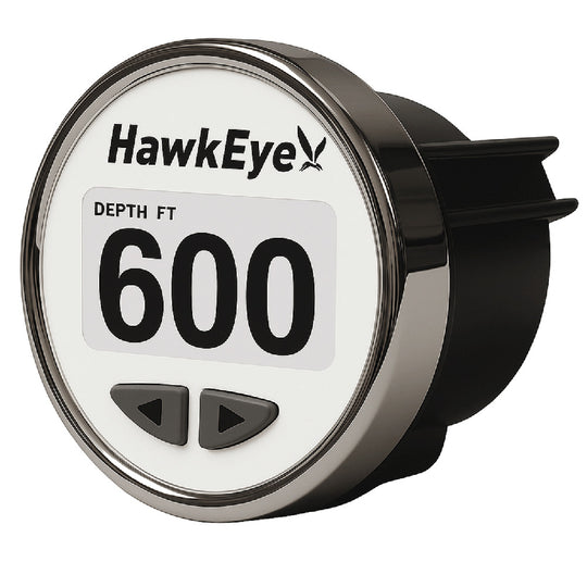 HawkEye DepthTrax Edge In-Dash Depth Finder - HD Color Display - 600' Max Depth - TM Transducer - Deckhand Marine Supply