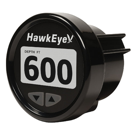 HawkEye DepthTrax Edge In-Dash Depth Finder - HD Color Display - 600' Max Depth - TM Transducer - Deckhand Marine Supply