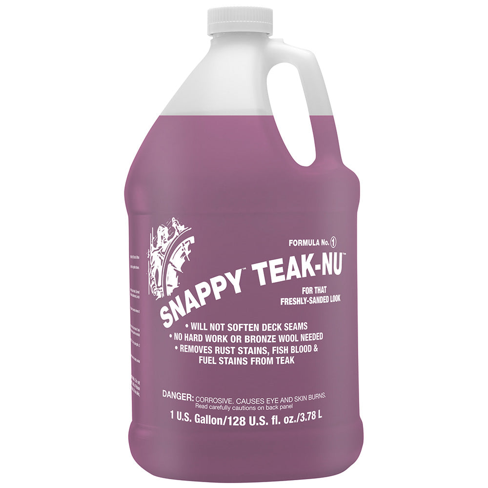 Snappy Teak-Nu Formula No. 1 - 1 Gallon - Deckhand Marine Supply