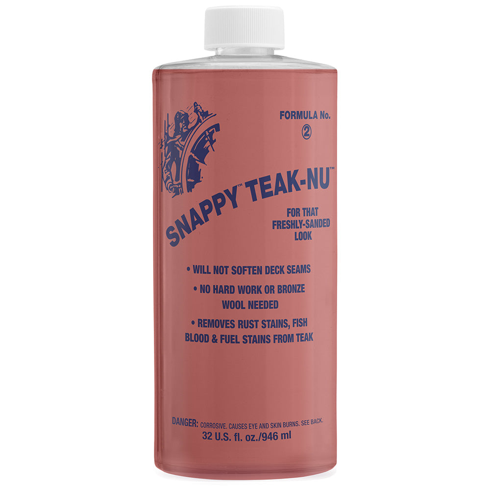 Snappy Teak-Nu Formula No. 2 - 32 oz - Deckhand Marine Supply