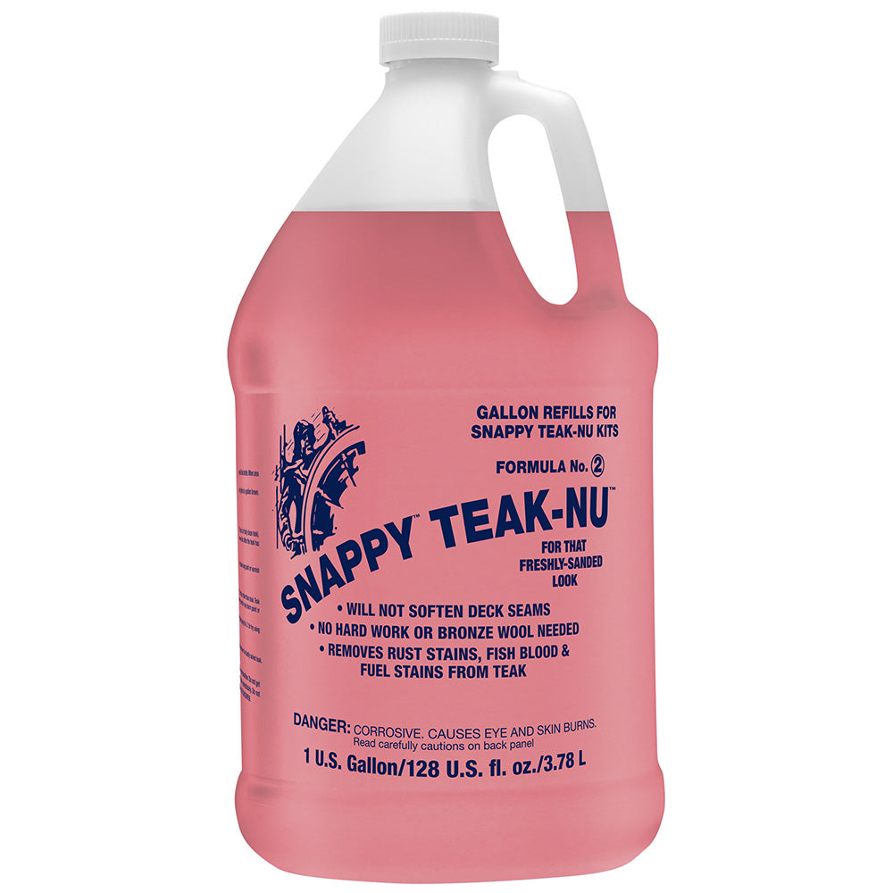 Snappy Teak-Nu Formula No. 2 - 1 Gallon - Deckhand Marine Supply