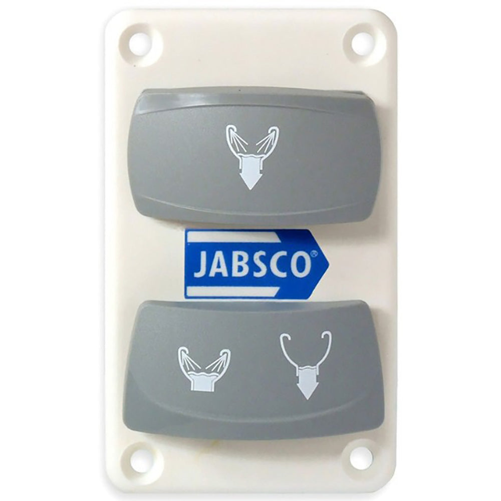 Jabsco Dual Rocker Switch Panel - Deckhand Marine Supply