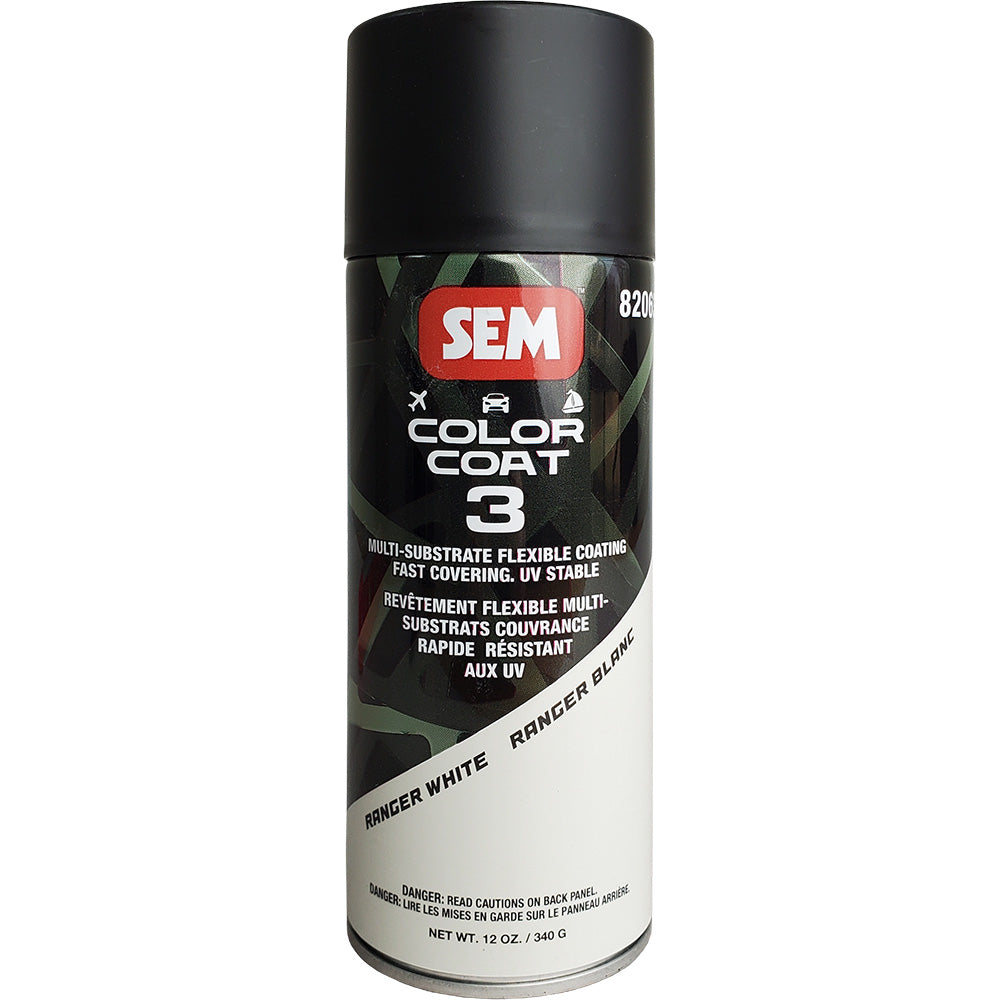 SEM Color Coat 3 - Ranger White - 12 oz - Deckhand Marine Supply