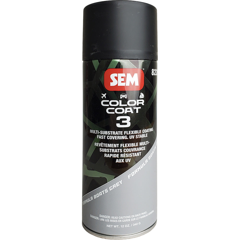 SEM Color Coat 3 - Formula Boats Grey - 12 oz - Deckhand Marine Supply