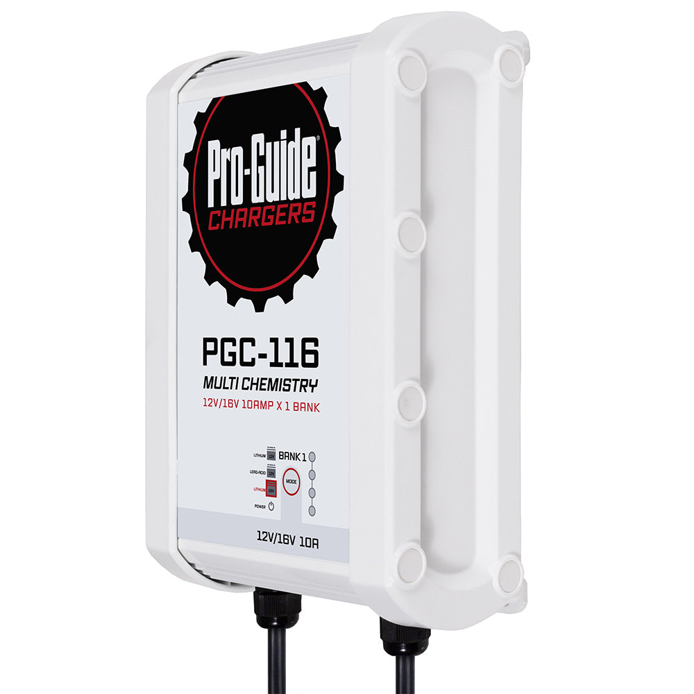 Pro-Guide 1 Bank On-Board Battery Charger - 12V/16V - 10-Amp - Deckhand Marine Supply