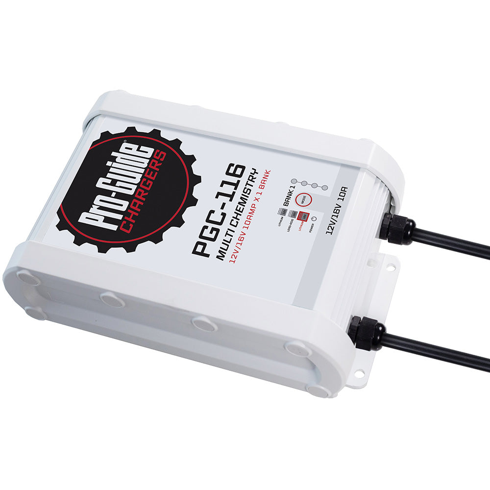Pro-Guide 1 Bank On-Board Battery Charger - 12V/16V - 10-Amp - Deckhand Marine Supply