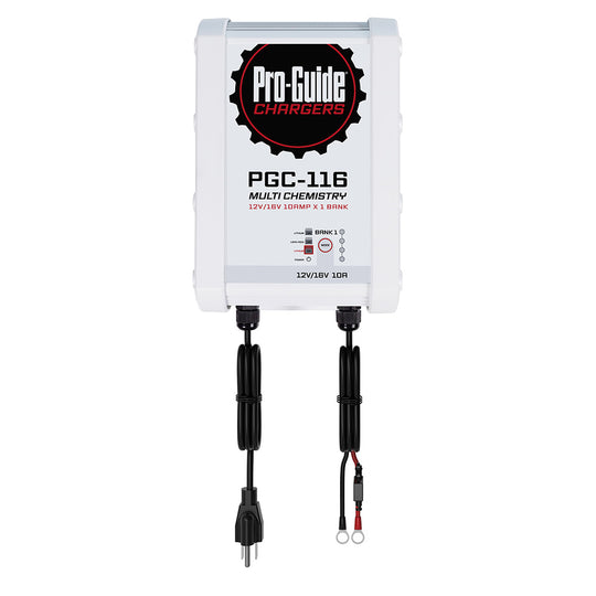 Pro-Guide 1 Bank On-Board Battery Charger - 12V/16V - 10-Amp - Deckhand Marine Supply