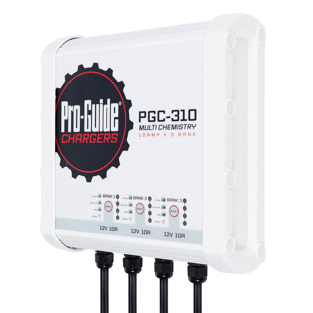 Pro-Guide 3 Bank On-Board Battery Charger - 12V - 30-Amp - Deckhand Marine Supply