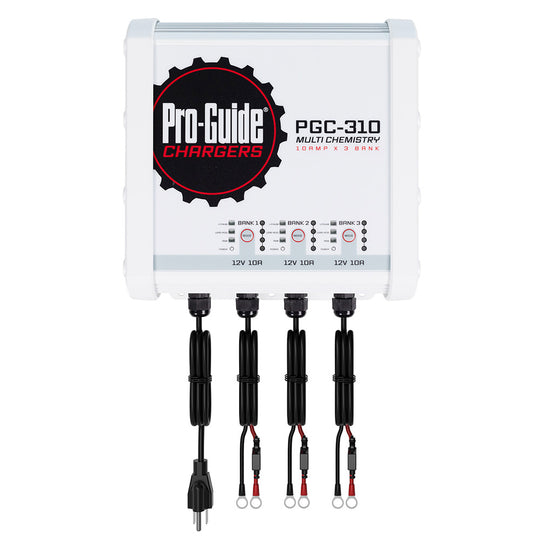 Pro-Guide 3 Bank On-Board Battery Charger - 12V - 30-Amp - Deckhand Marine Supply