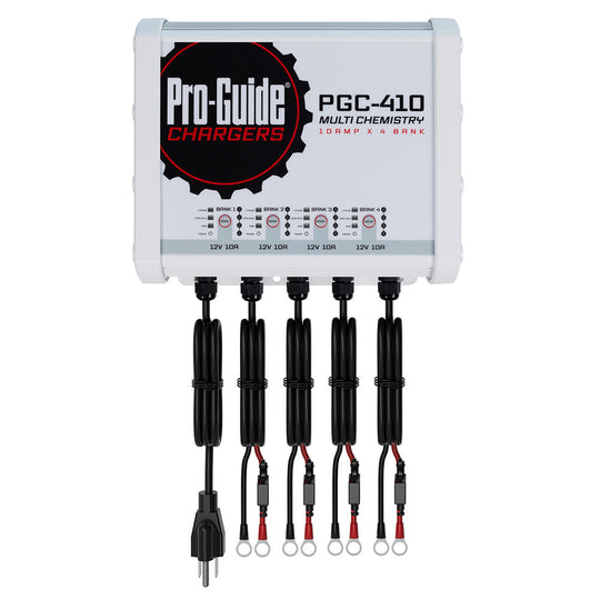 Pro-Guide 4 Bank On-Board Battery Charger - 12V - 40-Amp - Deckhand Marine Supply