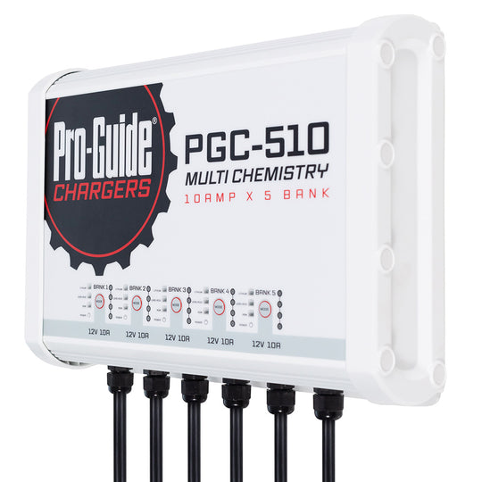 Pro-Guide 5 Bank On-Board Battery Charger - 12V - 40-Amp - Deckhand Marine Supply