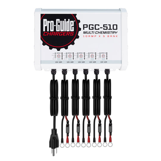 Pro-Guide 5 Bank On-Board Battery Charger - 12V - 40-Amp - Deckhand Marine Supply