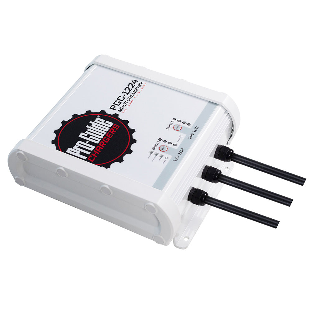 Pro-Guide 2 Bank On-Board Battery Charger - (1) 12V / (1) 24V - 20-Amp - Deckhand Marine Supply
