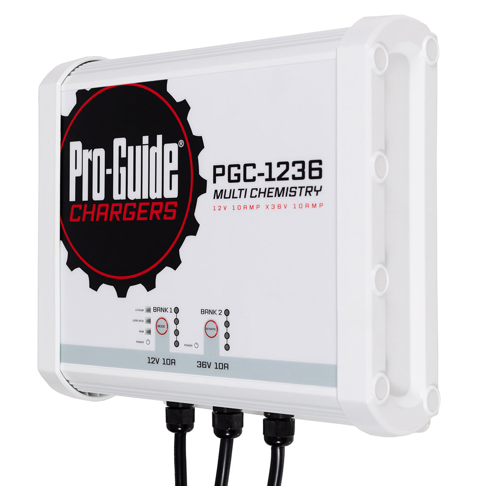 Pro-Guide 2 Bank On-Board Battery Charger - (1) 12V / (1) 36V - 20-Amp - Deckhand Marine Supply