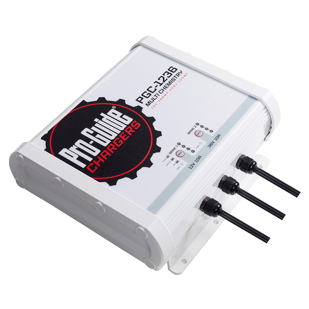 Pro-Guide 2 Bank On-Board Battery Charger - (1) 12V / (1) 36V - 20-Amp - Deckhand Marine Supply