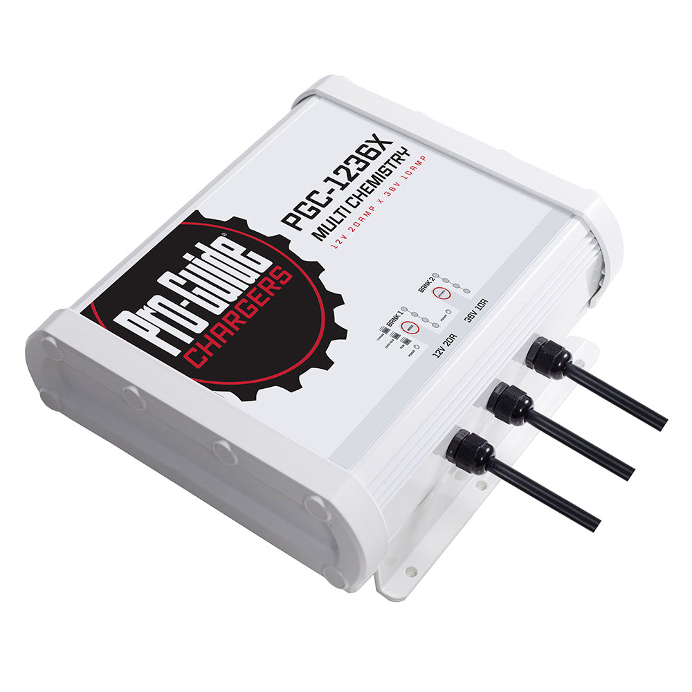 Pro-Guide 2 Bank On-Board Battery Charger - (1) 12V / (1) 36V - 30-Amp - Deckhand Marine Supply