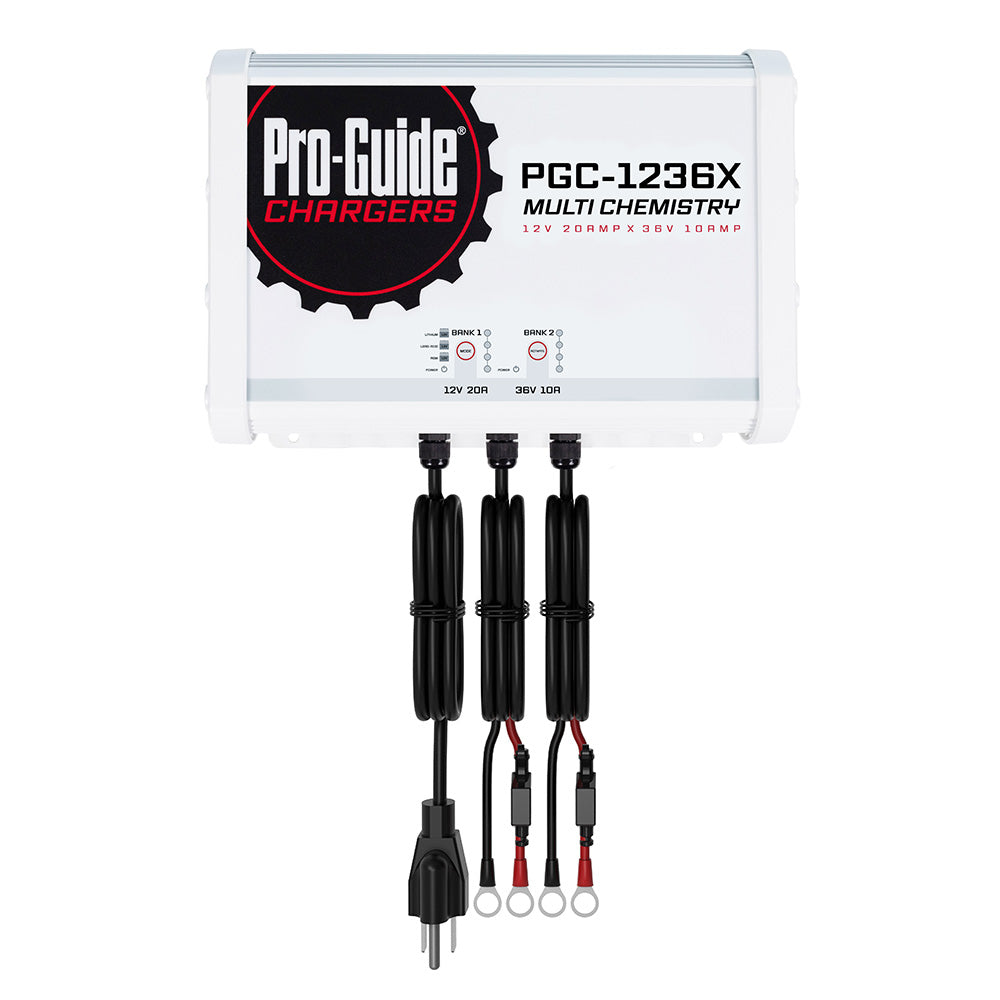 Pro-Guide 2 Bank On-Board Battery Charger - (1) 12V / (1) 36V - 30-Amp - Deckhand Marine Supply