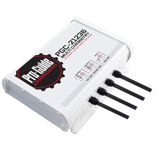 Pro-Guide 3 Bank On-Board Battery Charger - (1) 12V / (1) 12/16V / (1) 36V - 30-Amp - Deckhand Marine Supply
