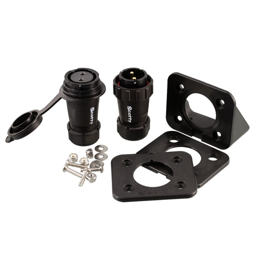Scotty 2121 Marine Grade Plug  Socket - 12V - Deckhand Marine Supply