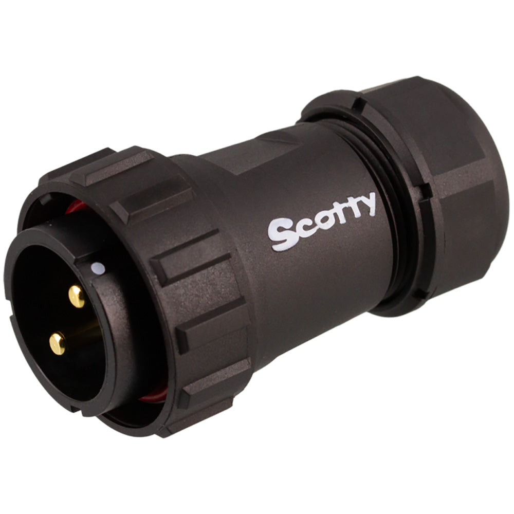 Scotty 2123 Marine Grade Plug - 12V - Deckhand Marine Supply
