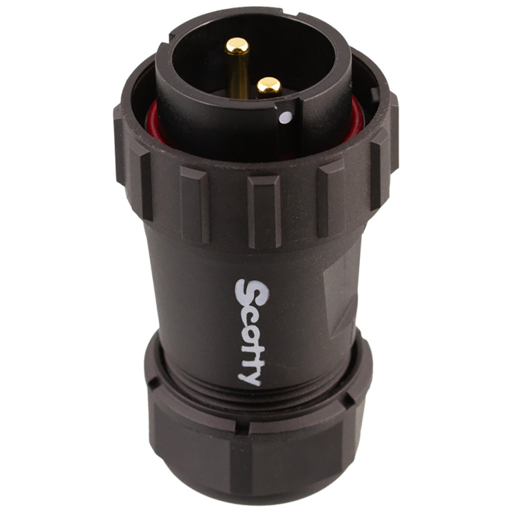 Scotty 2123 Marine Grade Plug - 12V - Deckhand Marine Supply