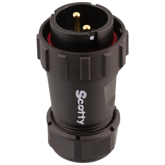 Scotty 2123 Marine Grade Plug - 12V - Deckhand Marine Supply