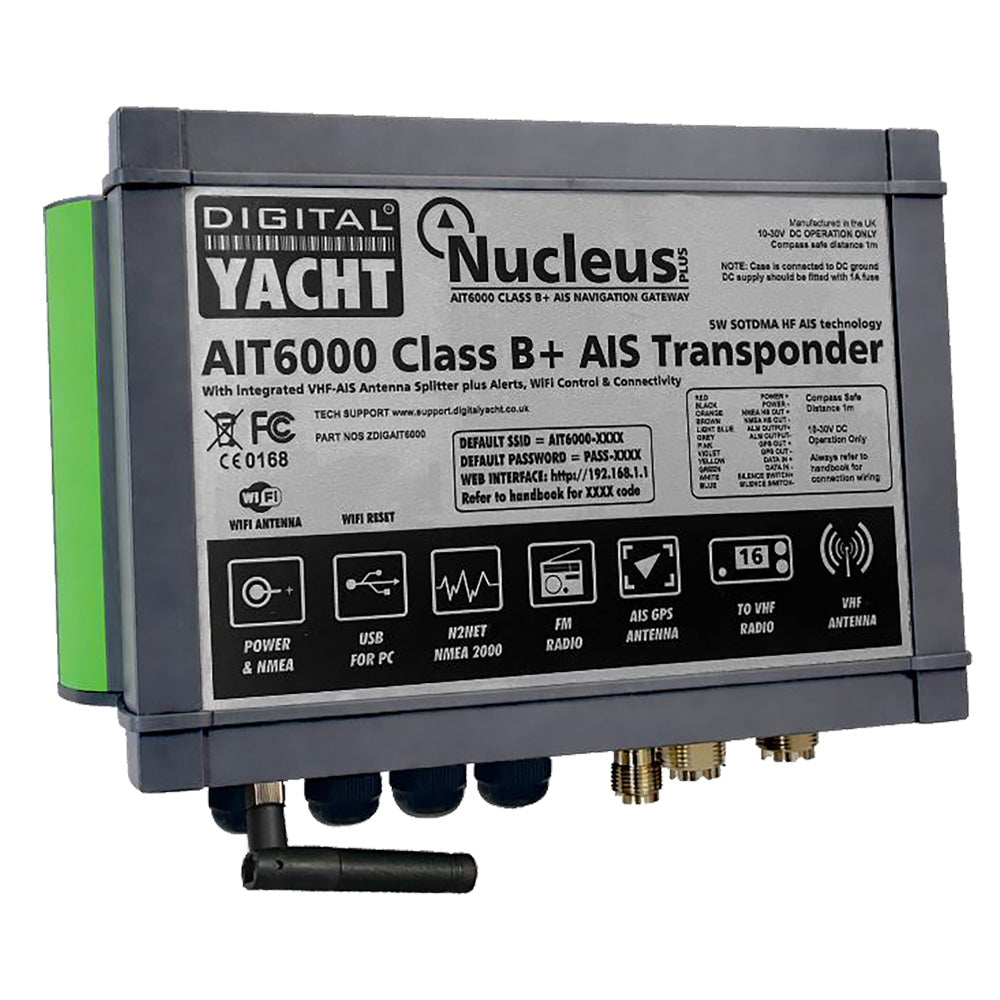 Digital Yacht AIT6000 Class B+ AIS Transponder - Deckhand Marine Supply