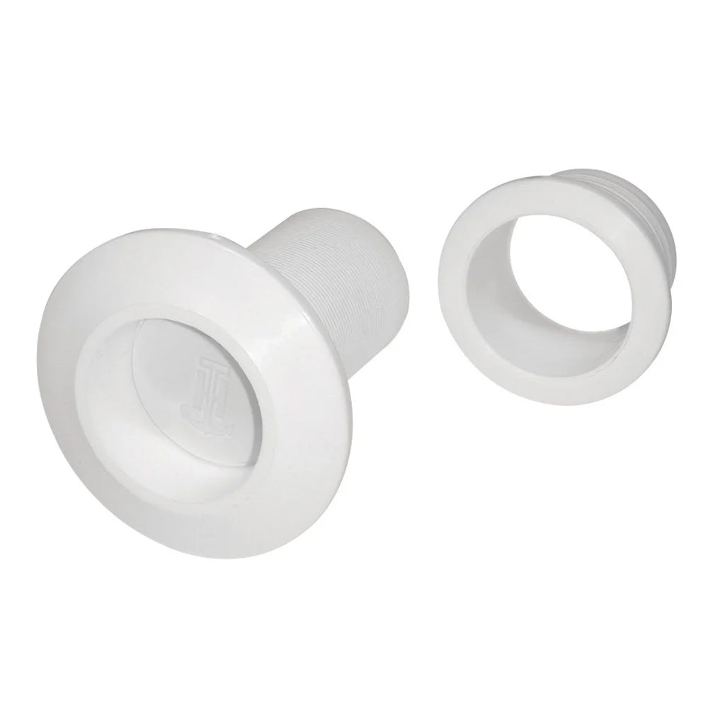 T-H Marine Recessed Flapper Scupper Drains - White - Deckhand Marine Supply