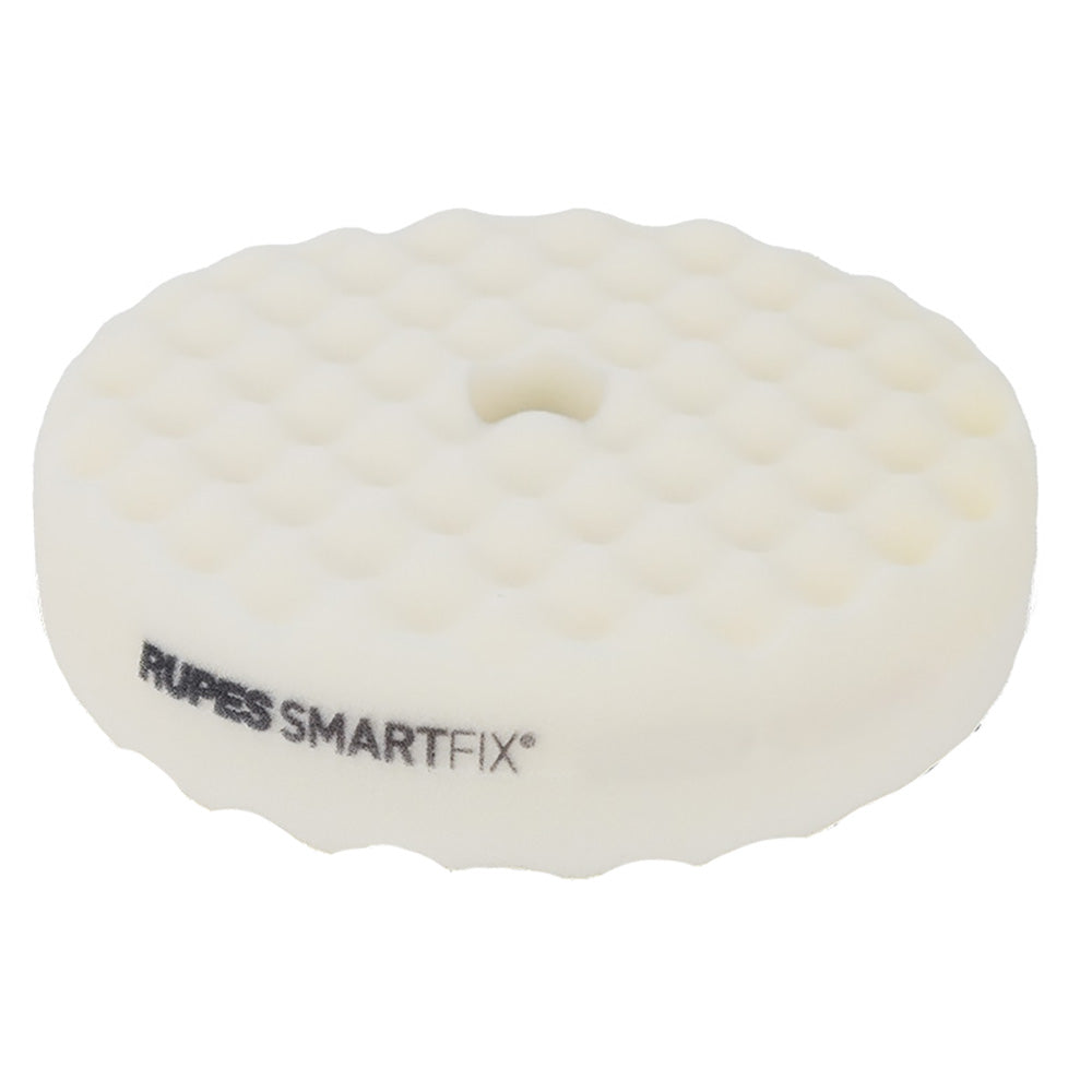 RUPES SMARTFIX Double-Sided Ultra-Fine Foam Pad - 180mm - White - Deckhand Marine Supply