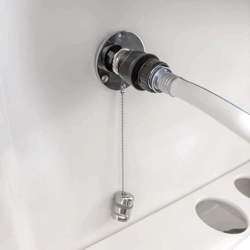 Flushmaster Quick Connect Water Fitting 1/2" Barb - Deckhand Marine Supply