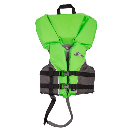 Stearns Heads Up Type II Child Life Jacket - Green - 30-50lbs - Deckhand Marine Supply