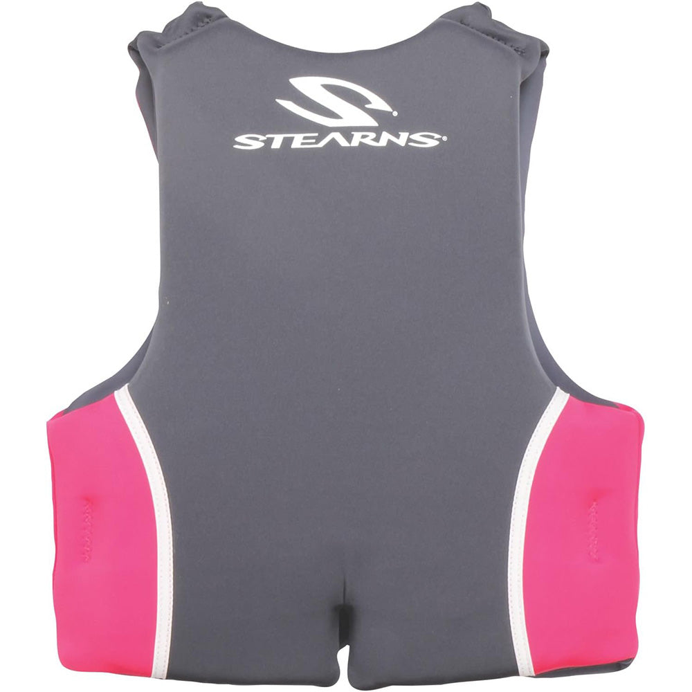 Stearns Youth Hydroprene Life Vest - Type III - Pink/Hot Pink - 50-90lbs - Deckhand Marine Supply