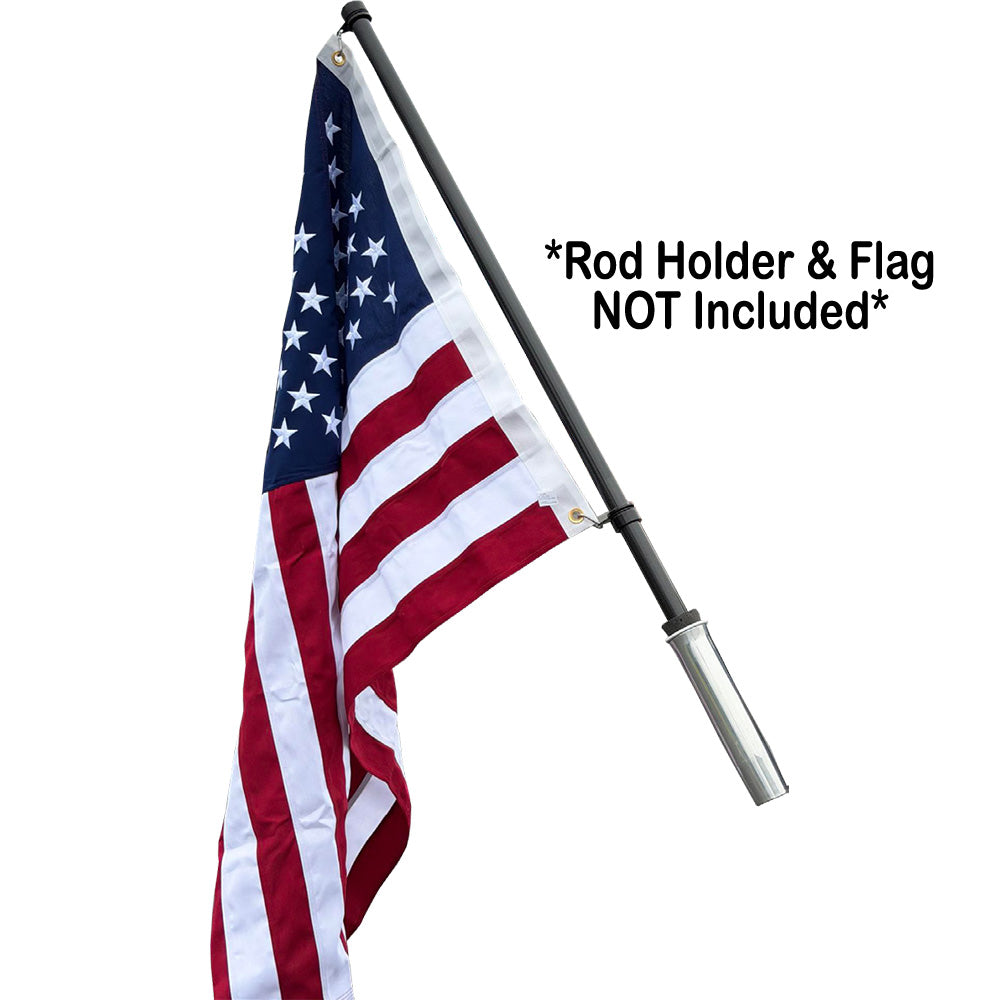 TACO Carbon Fiber Flag Pole w/J-Lock System - 54" - Deckhand Marine Supply
