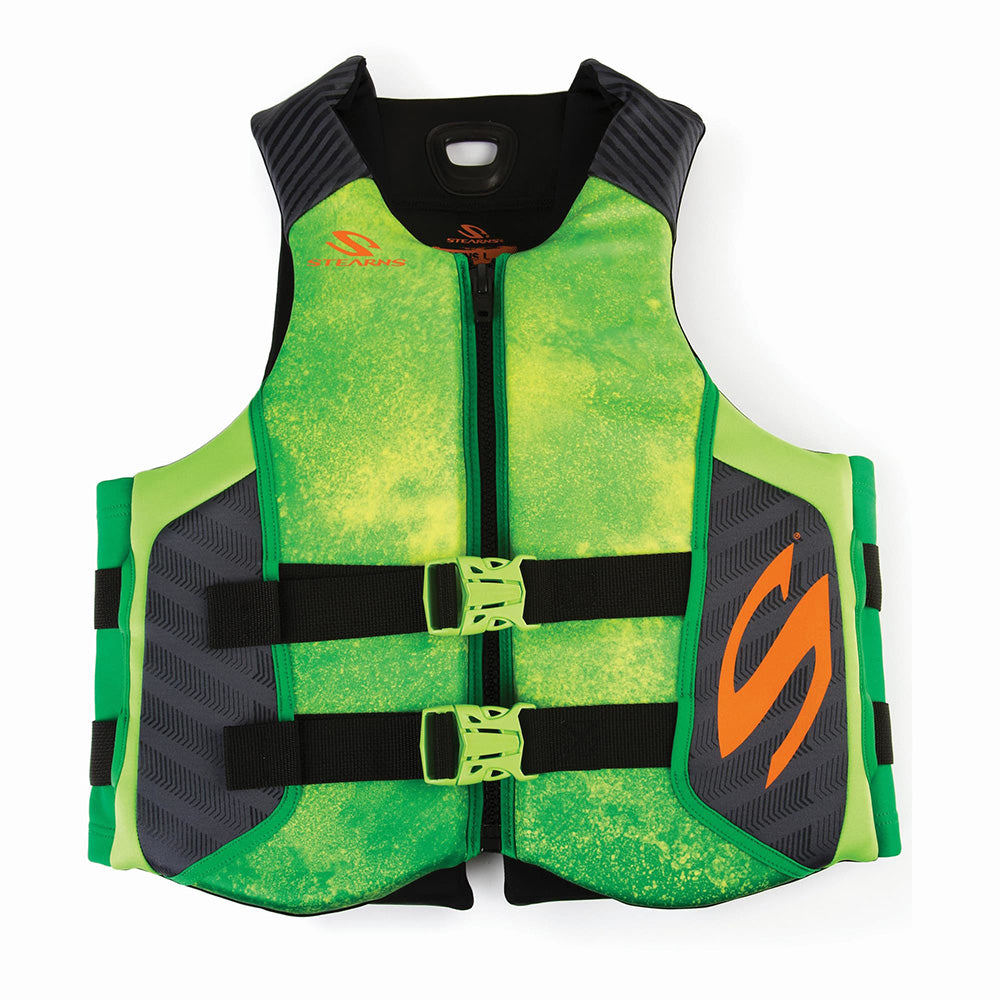 Stearns Adult Hydroprene Life Vest - Green - Medium - Deckhand Marine Supply
