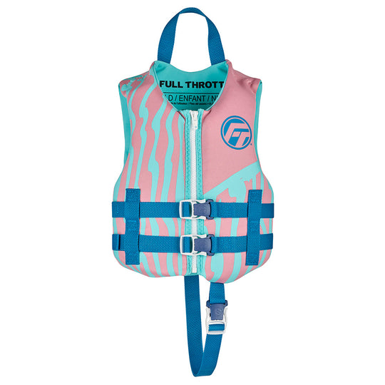 Full Throttle Child Rapid Dry Life Jacket - Pink - Deckhand Marine Supply