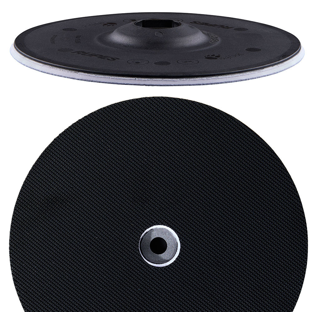 RUPES PrecisionPro Backing Plate - 125mm/5" - Velcro M8 Bolt  Shroud Lubricant - Deckhand Marine Supply