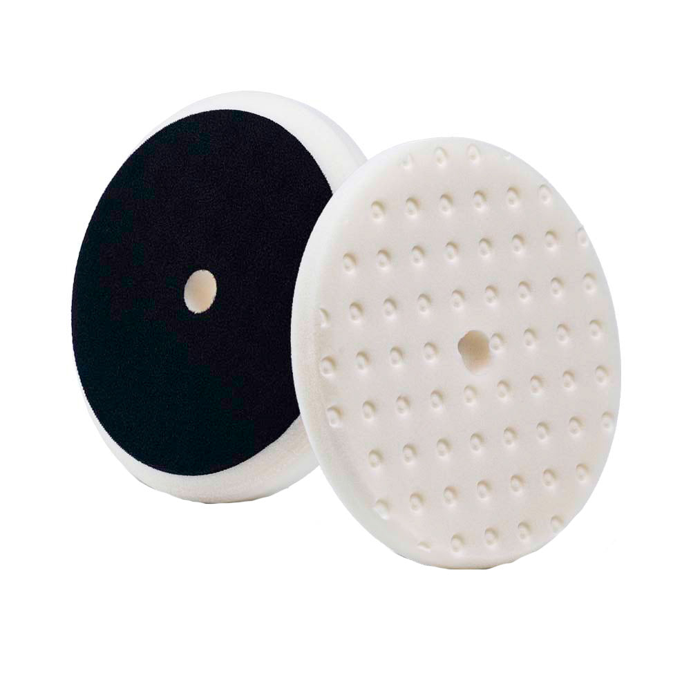 Lake Country Soft White Foam Polishing Pad with CCS Technology 8" x 1 1/4" - Deckhand Marine Supply