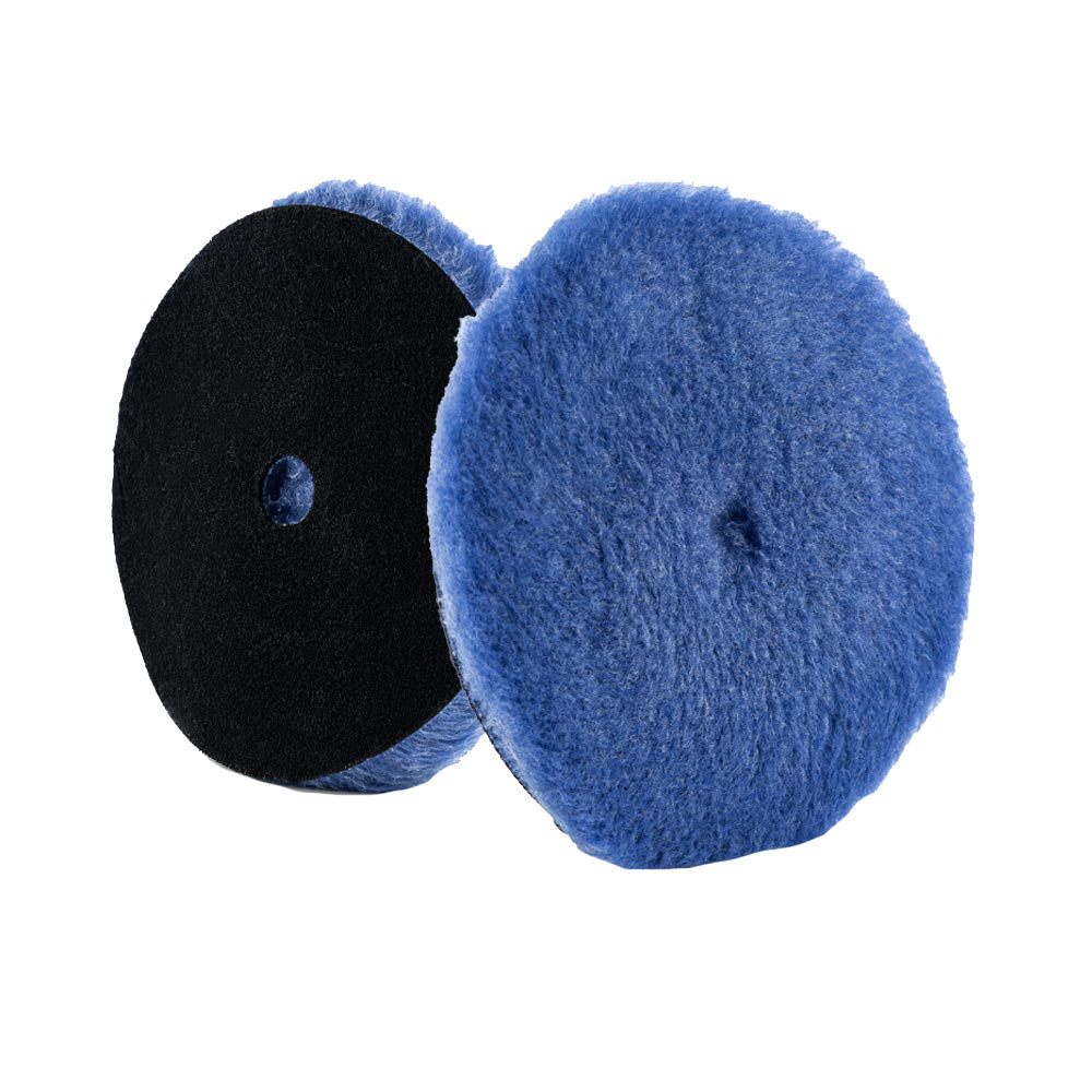 Lake Country Blue Hybrid Wool w/Center Hole 6.25" x 1" - Deckhand Marine Supply