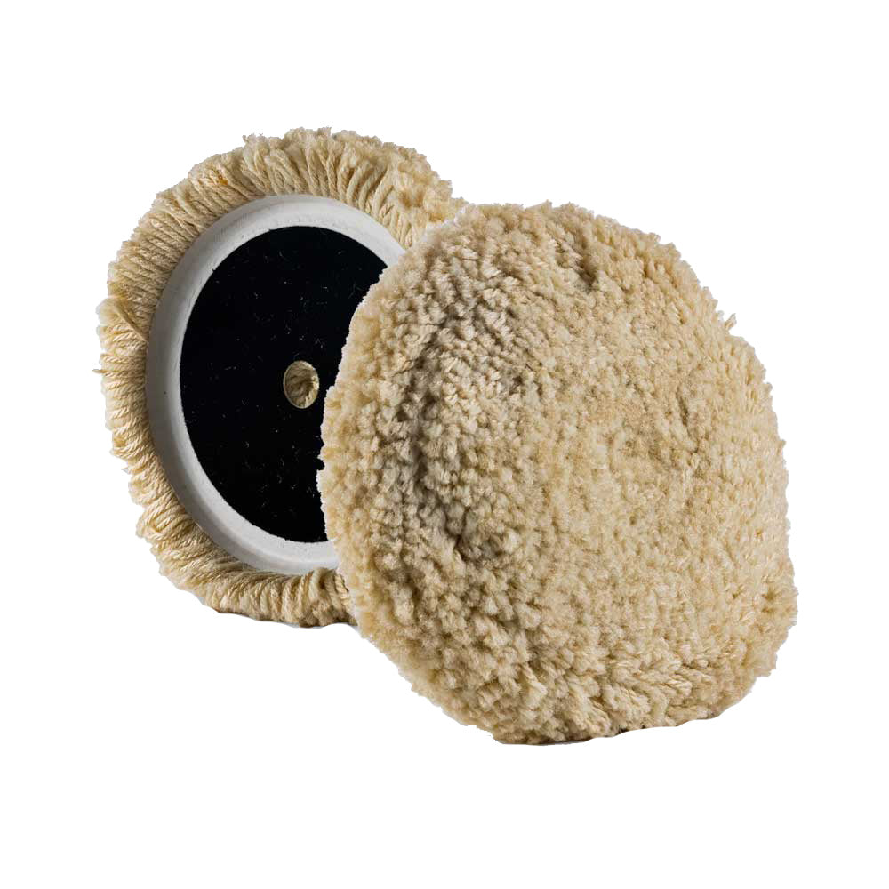 Lake Country 50/50 Steamed Twisted Wool/Polyester Pad 8" x 1.5" - Deckhand Marine Supply