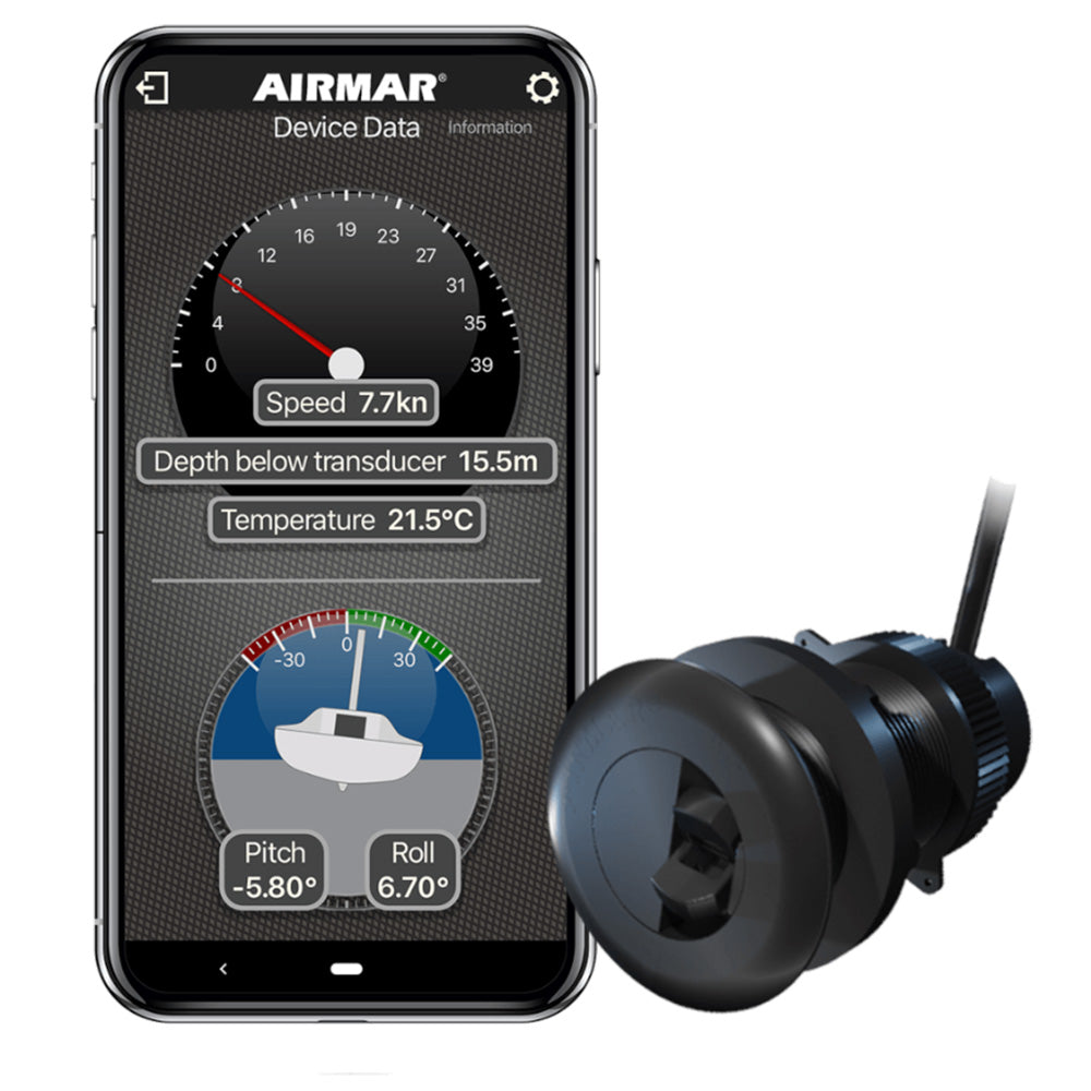 Airmar DST820-PV-N2 PSTI Plastic Thru-Hull w/Bluetooth 235kHz - Deckhand Marine Supply