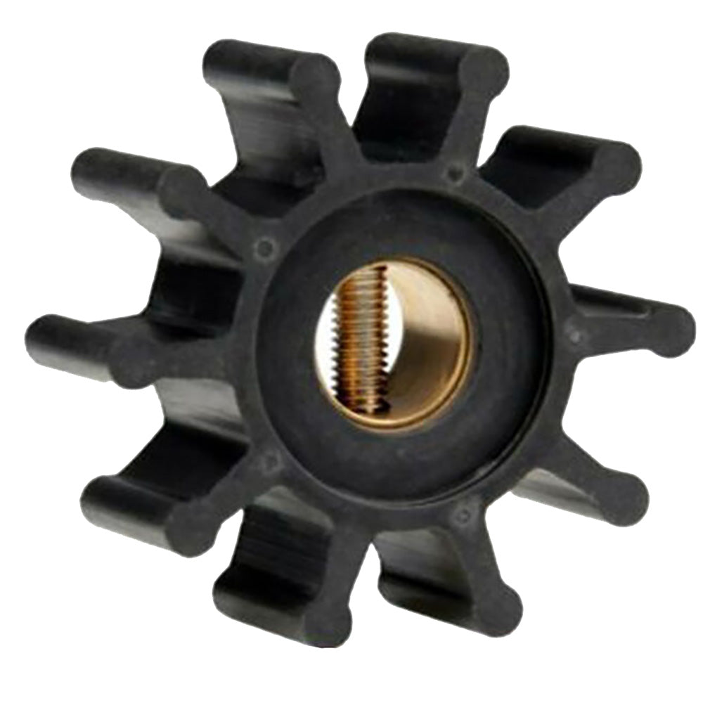 Jabsco Impeller Kit - Neoprene - 10 Blade - 2" Diameter x 7/8" Wide - Slotted Shaft Pin Drive - Brass Insert - 15/32" Shaft Diameter - Deckhand Marine Supply