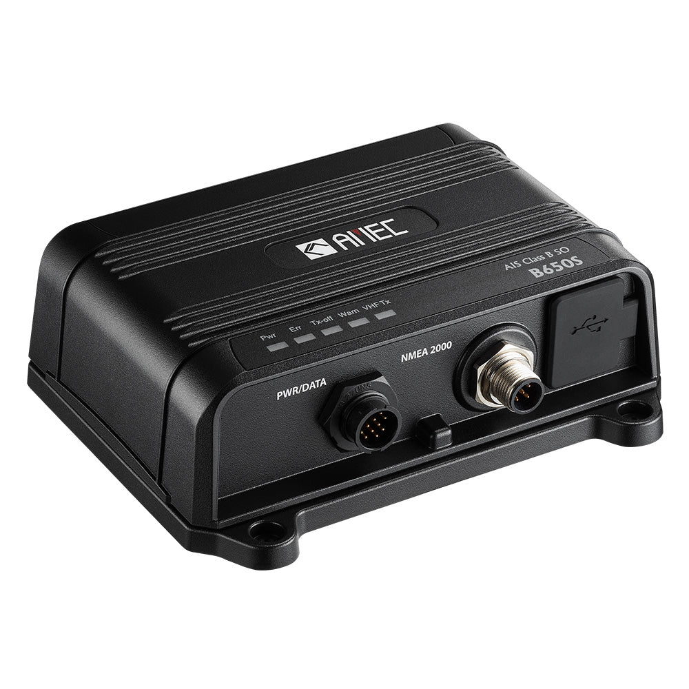 AMEC B650S Class B AIS Transceiver w/VHF Antenna Splitter - 5W-SOTDMA, NMEA 2000, NMEA 0183, USB - Deckhand Marine Supply