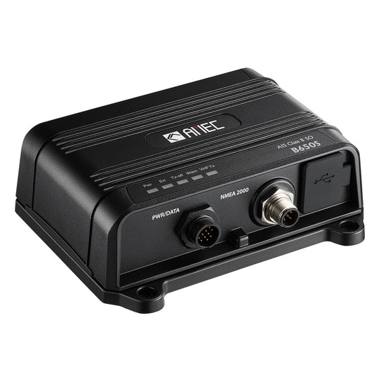 AMEC B650S Class B AIS Transceiver w/VHF Antenna Splitter - 5W-SOTDMA, NMEA 2000, NMEA 0183, USB - Deckhand Marine Supply