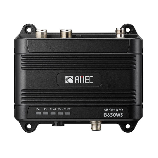 AMEC B650WS Class B AIS Transceiver w/WI-FI  VHF Antenna Splitter - 5W-SOTDMA, NMEA 2000, NMEA 0183, USB - Deckhand Marine Supply