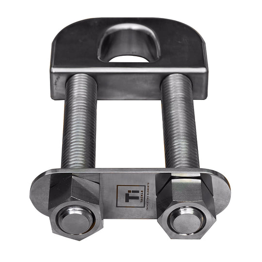 Ti-Tackle Titanium Transom D Ring - 6" Long Stud